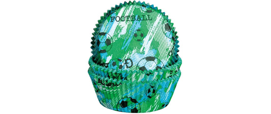 Demmler | Backförmchen Fussball | 60 Stk, 50x25mm