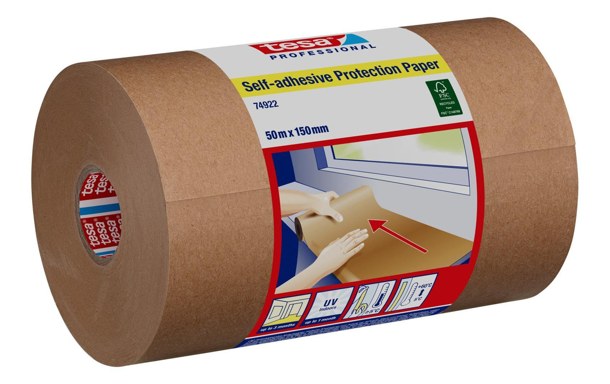 tesa, Selbstklebendes Schutzpapier 1x Rolle