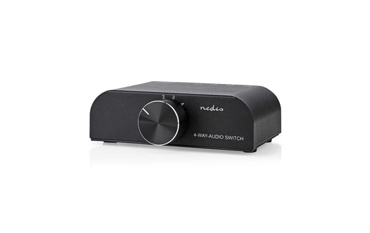 Nedis Audio-Umschaltpult 4-fach
