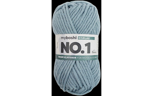 myBoshi, Wolle Nr.1 Eisblau 50 g, 55 m