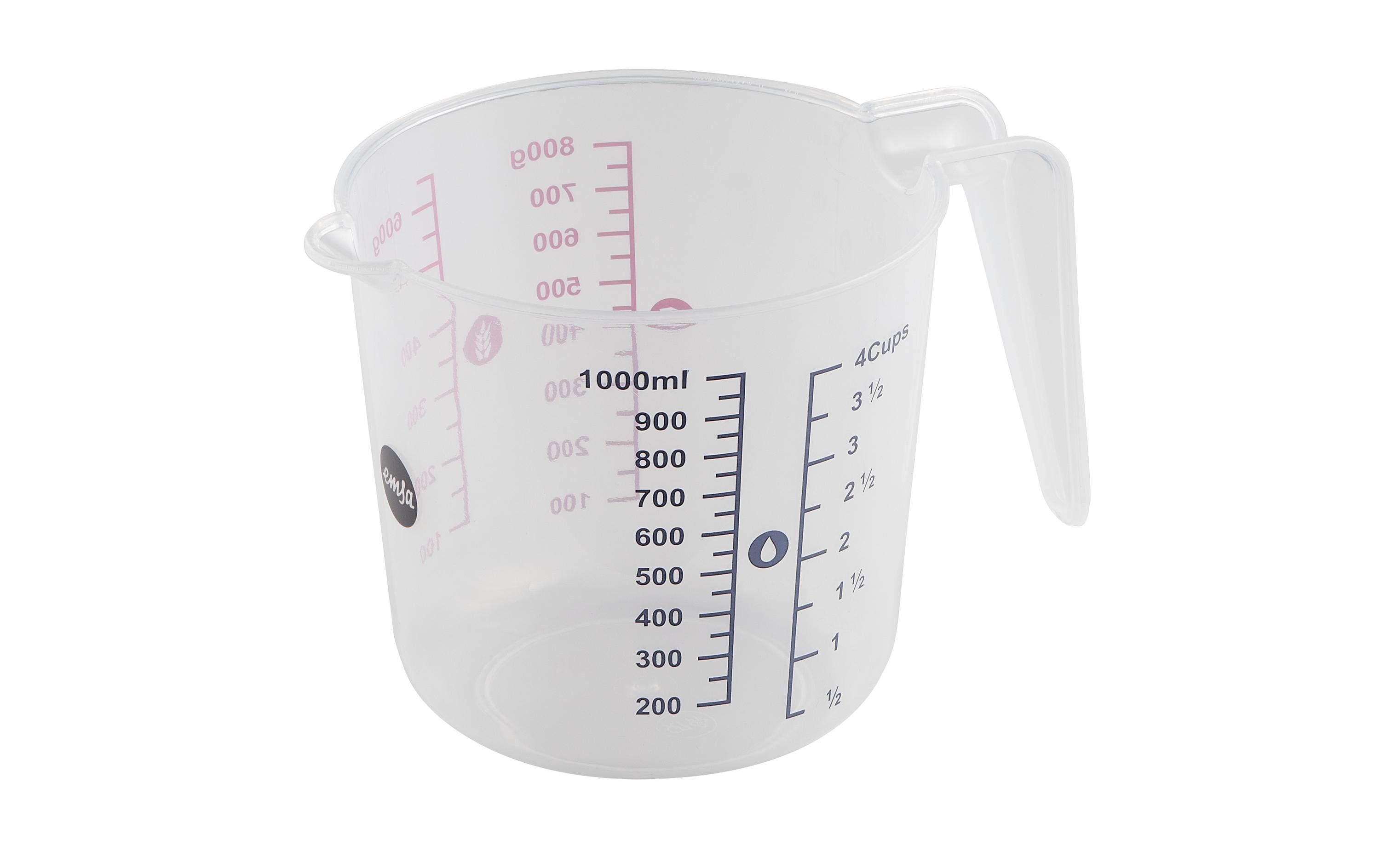 Emsa, Messbecher Prep & Bake 10 dl, Transpa
