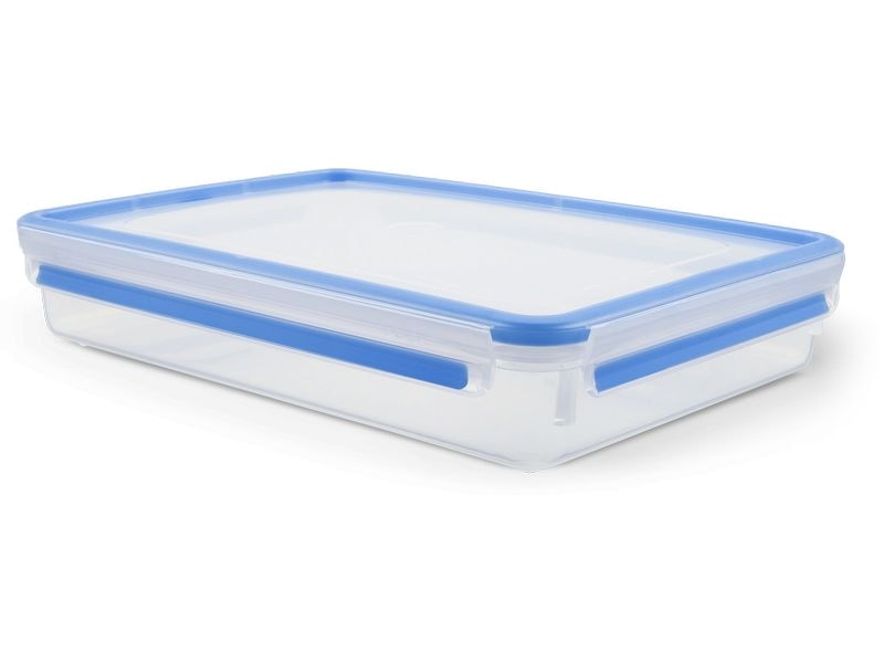 Emsa | Vorratsbehälter Clip& Close | 2.6 l, Blau/Transparent