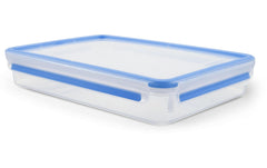 Emsa | Vorratsbehälter Clip& Close | 2.6 l, Blau/Transparent
