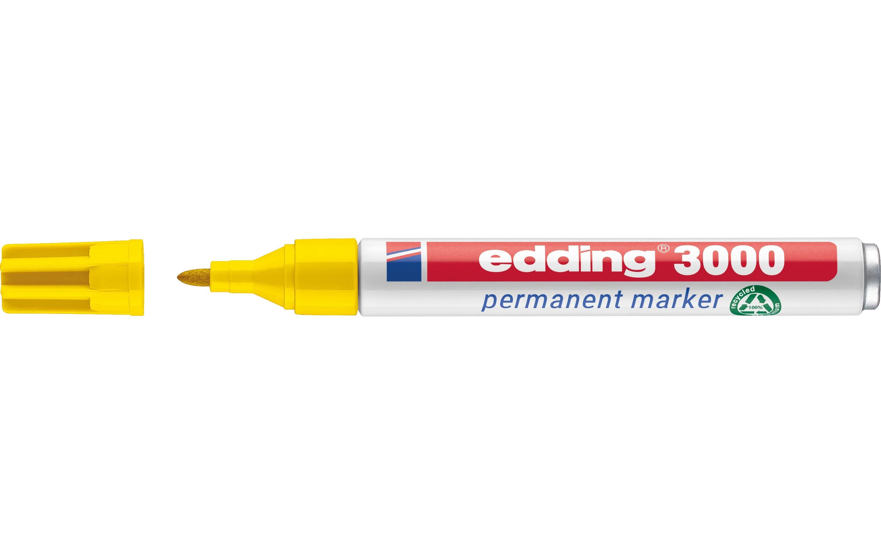 edding, Permanent-Marker 3000 Gelb