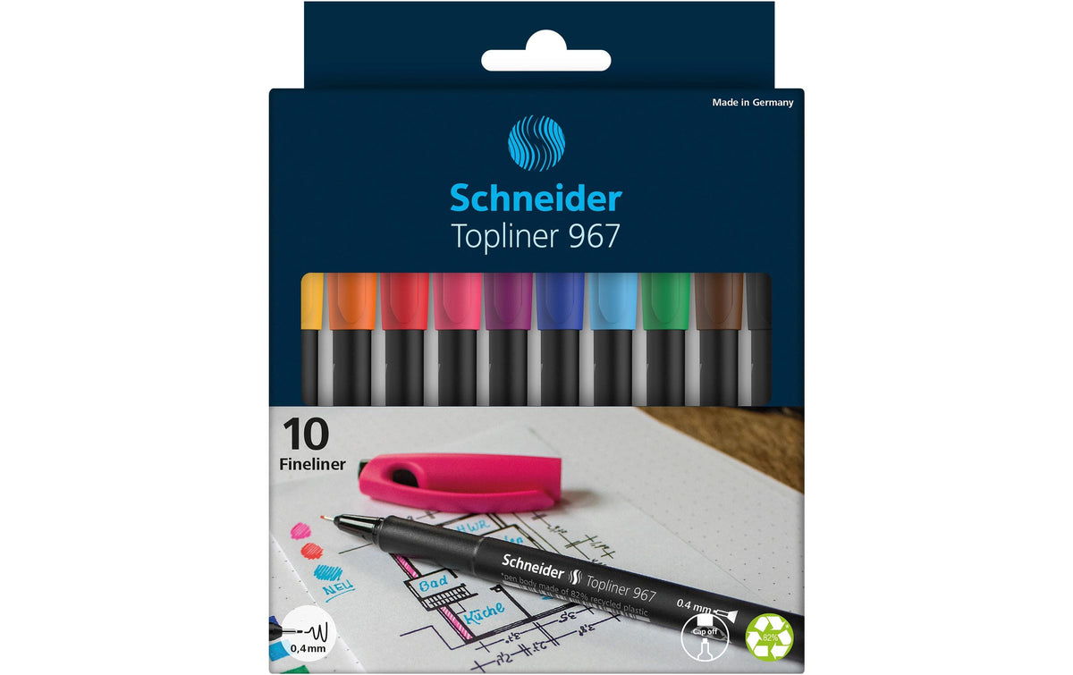 Schneider Fineliner 967 10er Etui