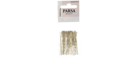 PARSA Haarklemmen, gewellt, gold