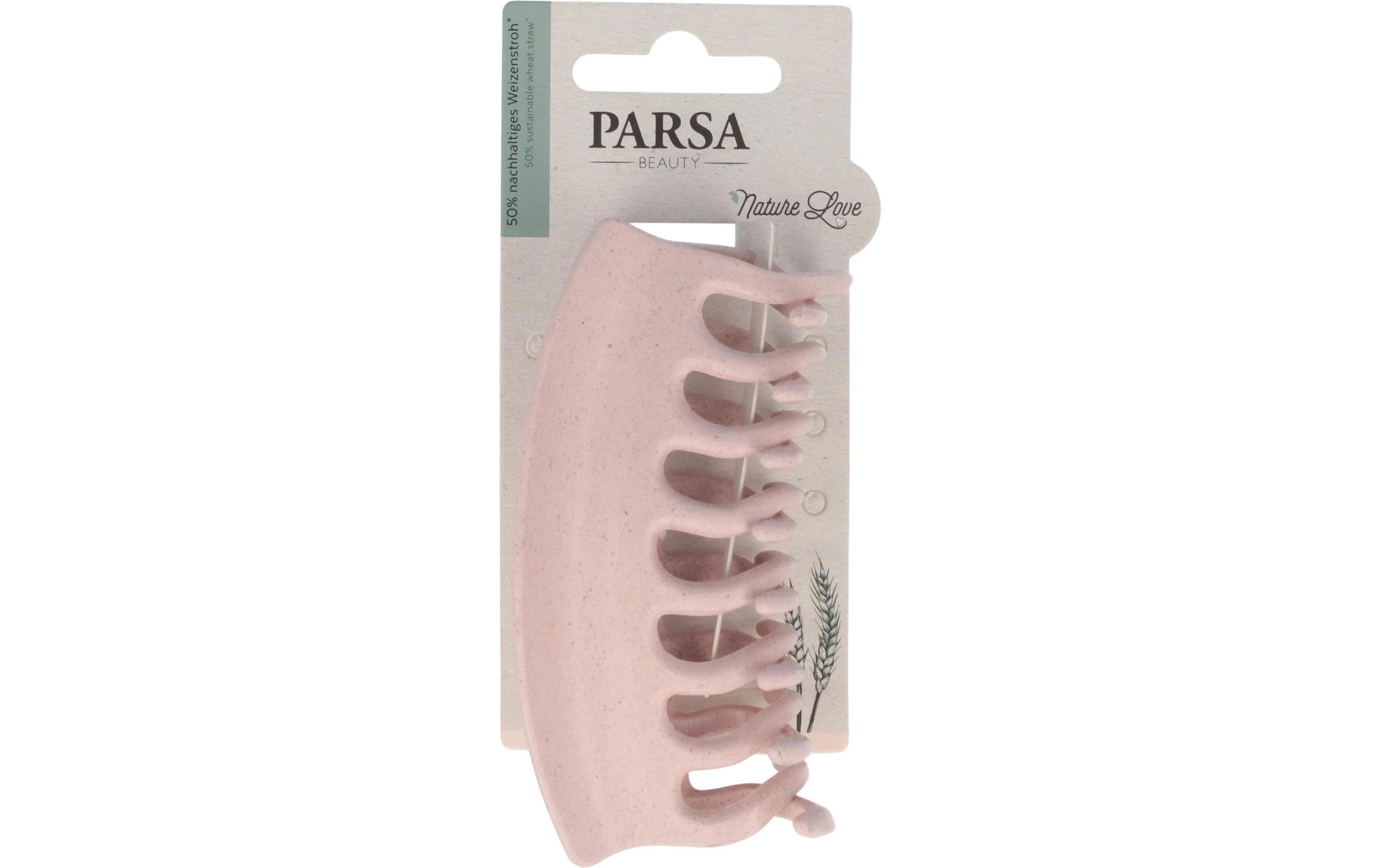 PARSA Nature Love Haarklammer, gross. rosa