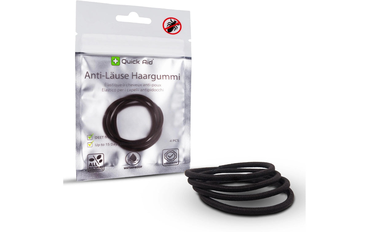 Anti-Läuse Haargummi schwarz