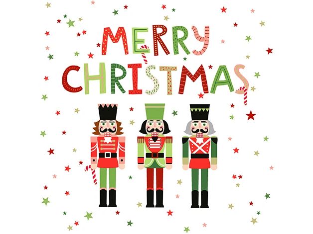 Braun + Company | B+C Weihnachtsservietten Nutcrackers | Grösse 33x33cm, 20 Stück, 3-lagig