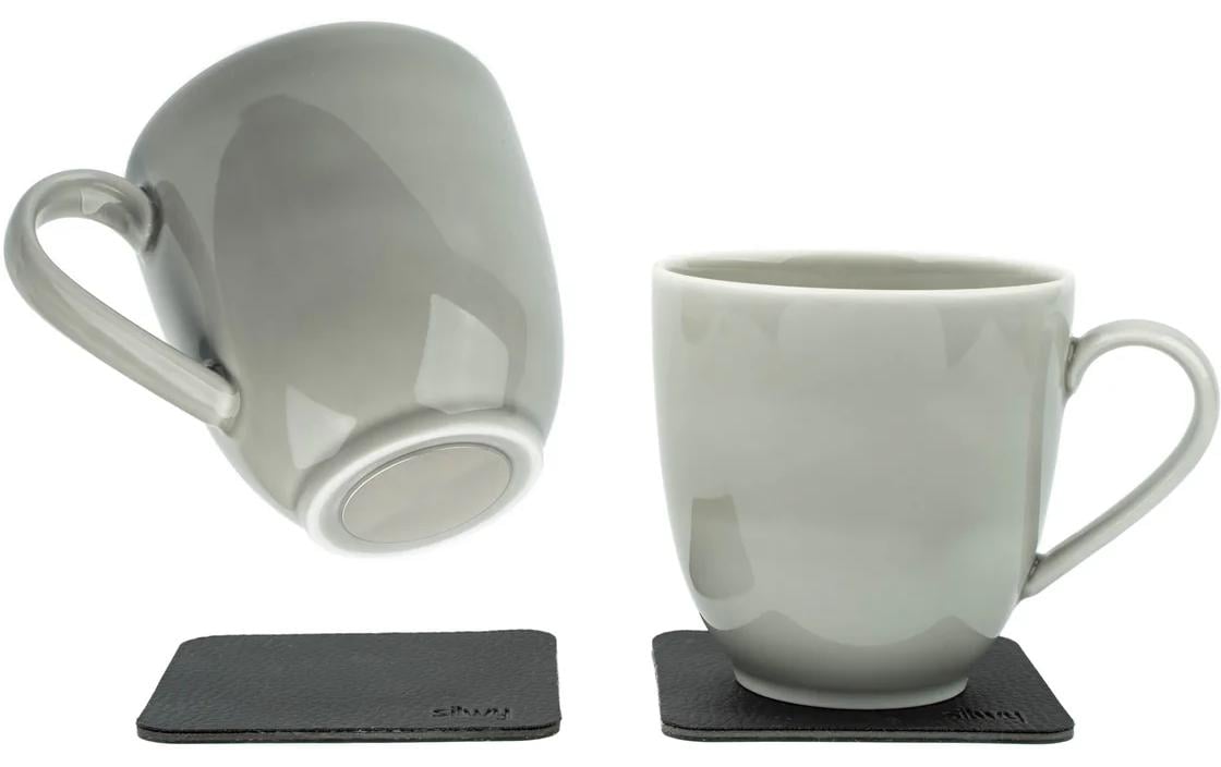Silwy, Magnet-Porzellantassen Ash