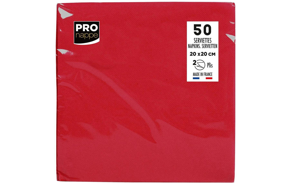 PRO nappe, Papierservietten 20 cm x 20 cm,