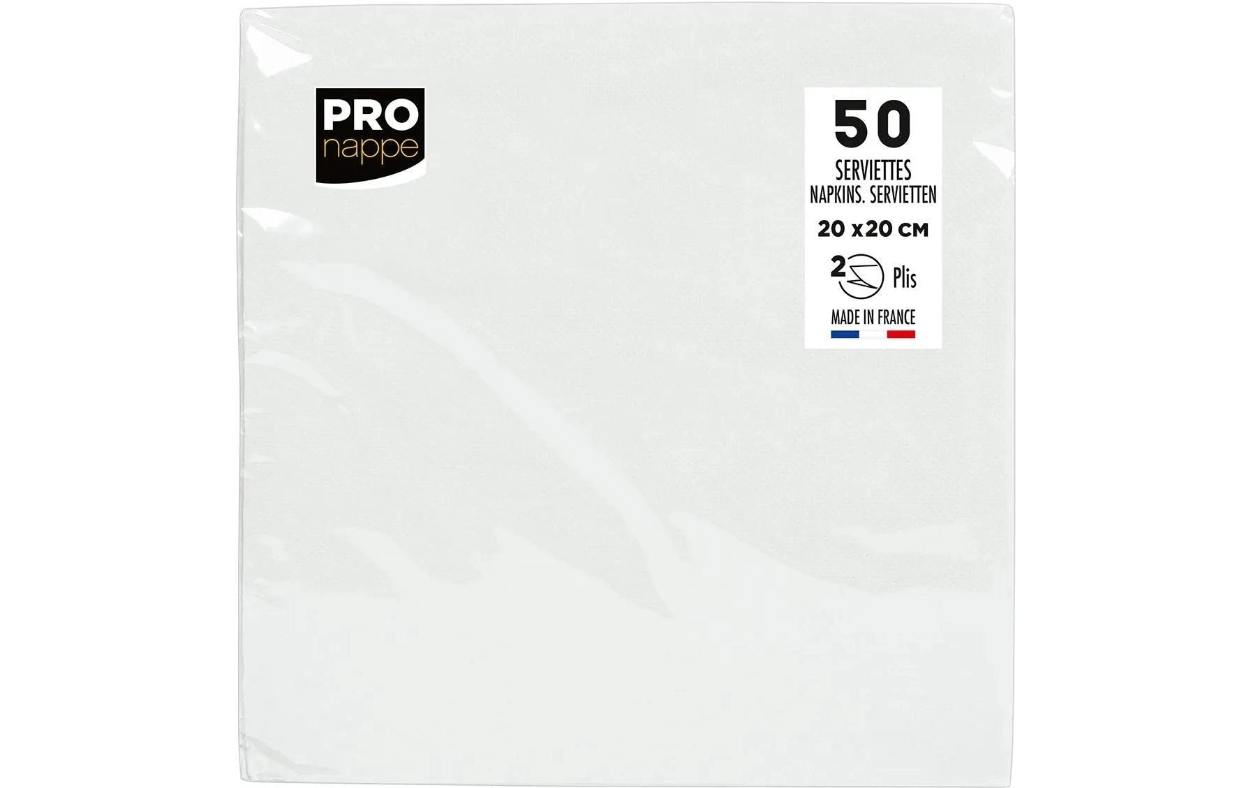 PRO nappe, Papierservietten 20 cm x 20 cm,