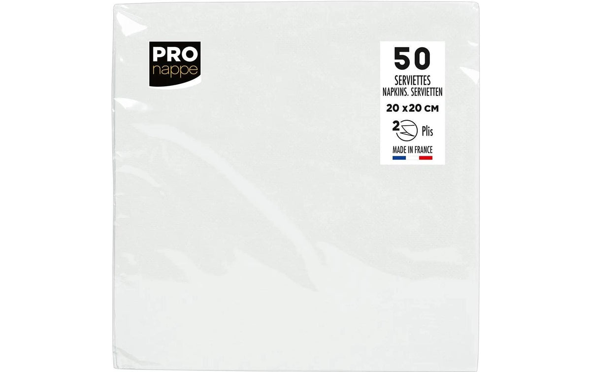 PRO nappe, Papierservietten 20 cm x 20 cm,