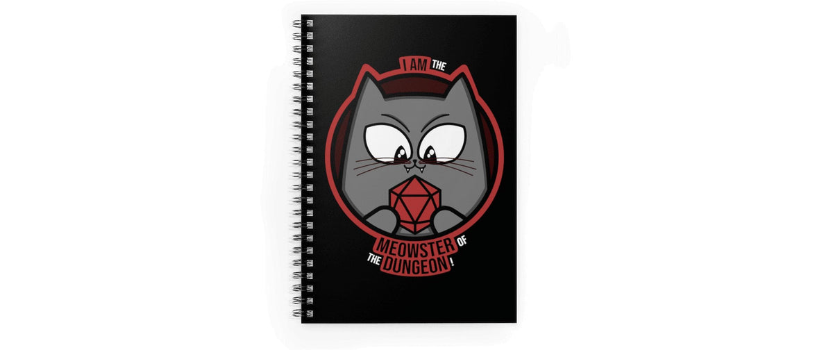 Notizbuch Meowster of the Dungeon