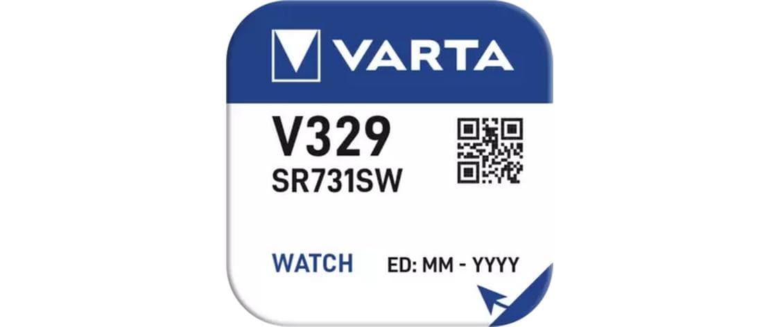 VARTA Knopfzelle Watch V329, 1.55V, 10Stk