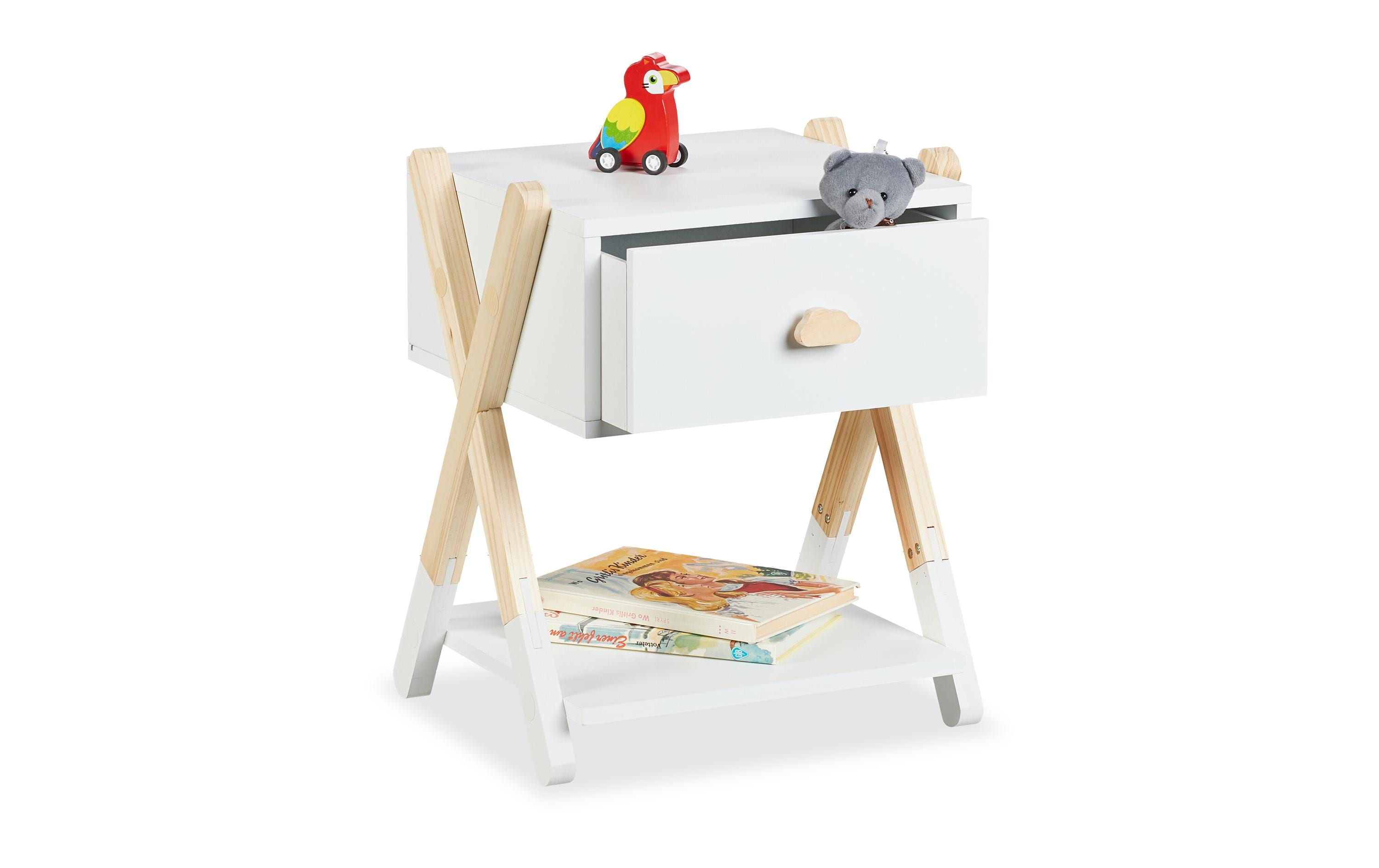 relaxdays Nachttisch für Kinder