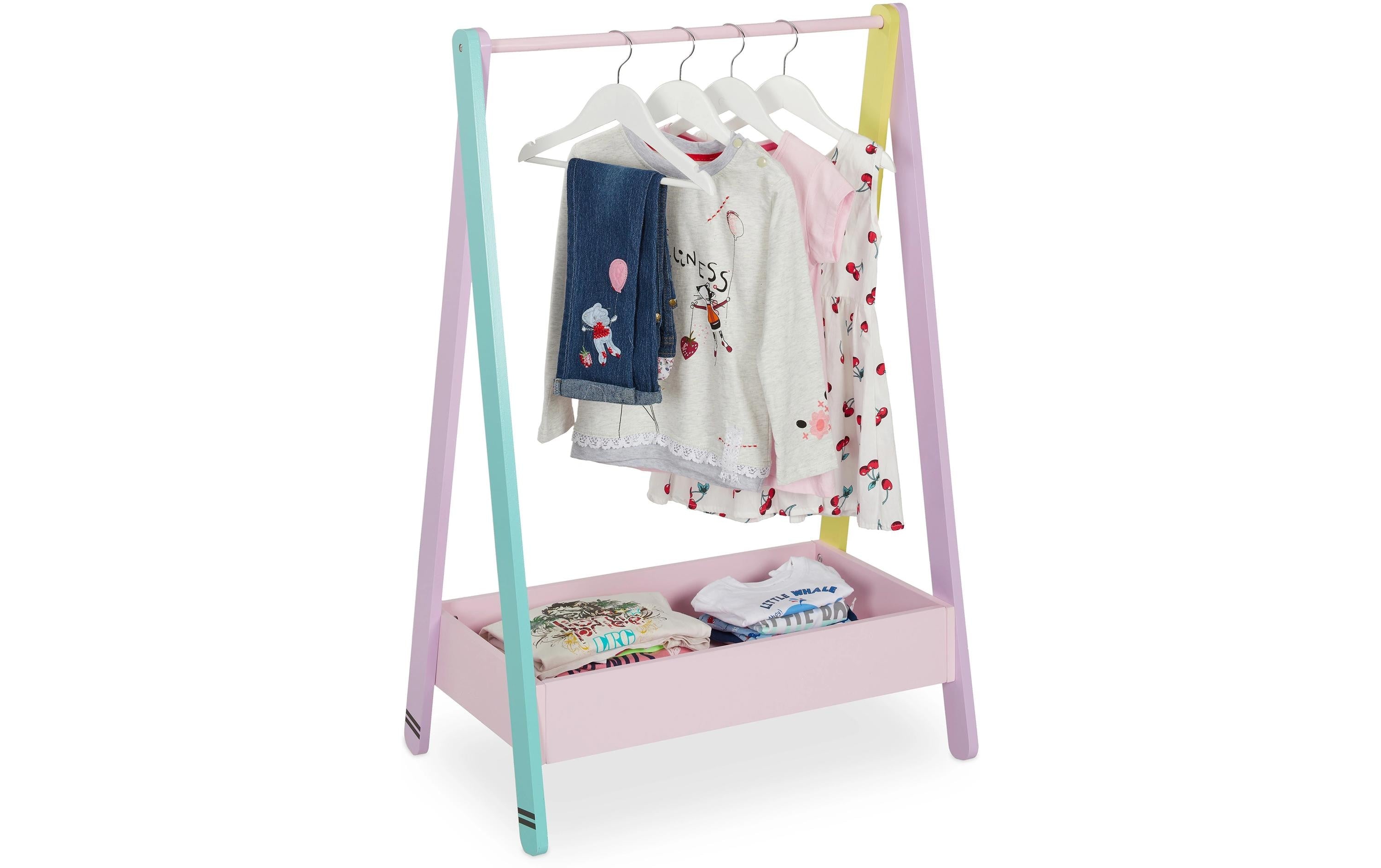 relaxdays Kleiderständer für Kinder