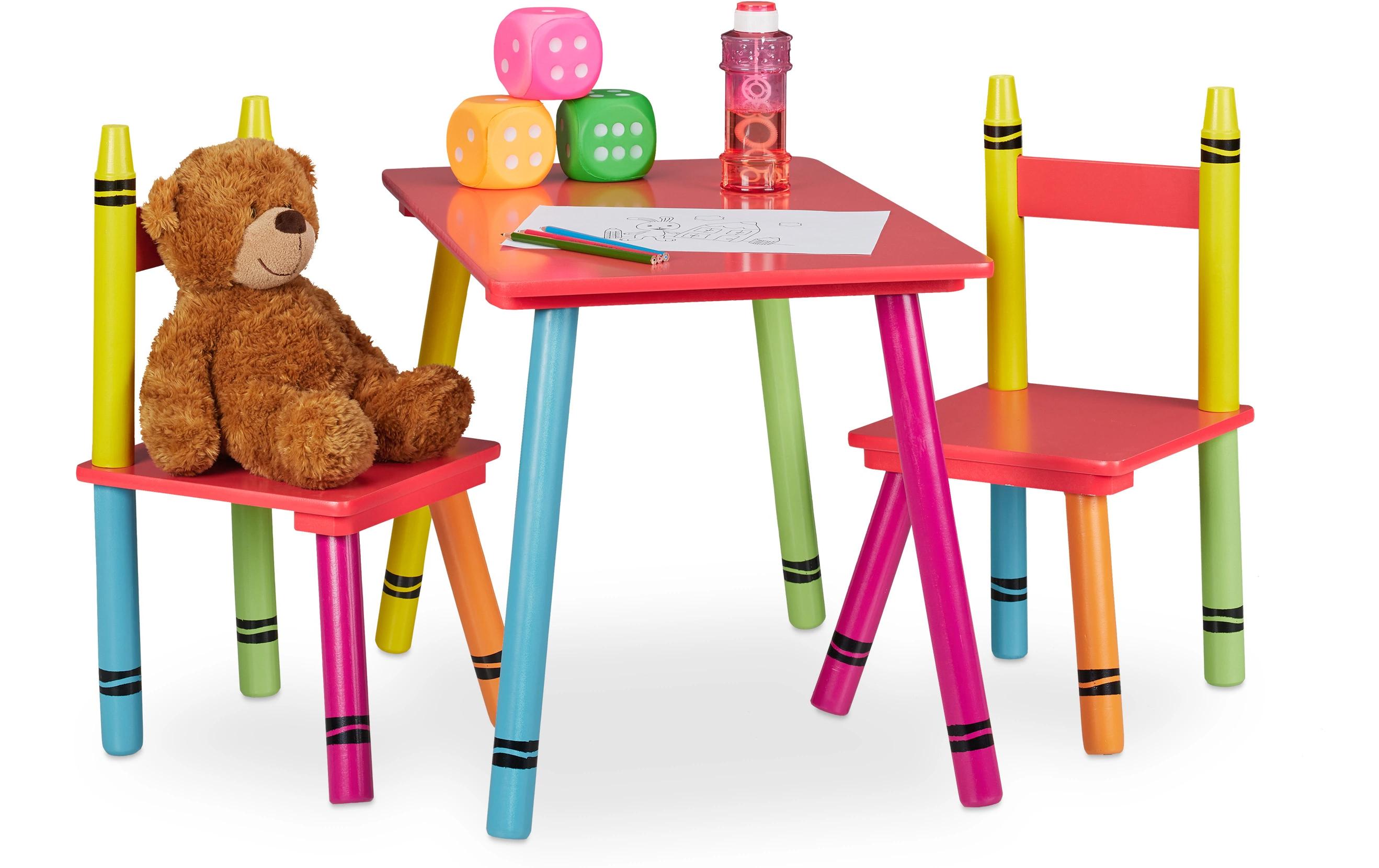 relaxdays Kindersitzgruppe 3-teilig