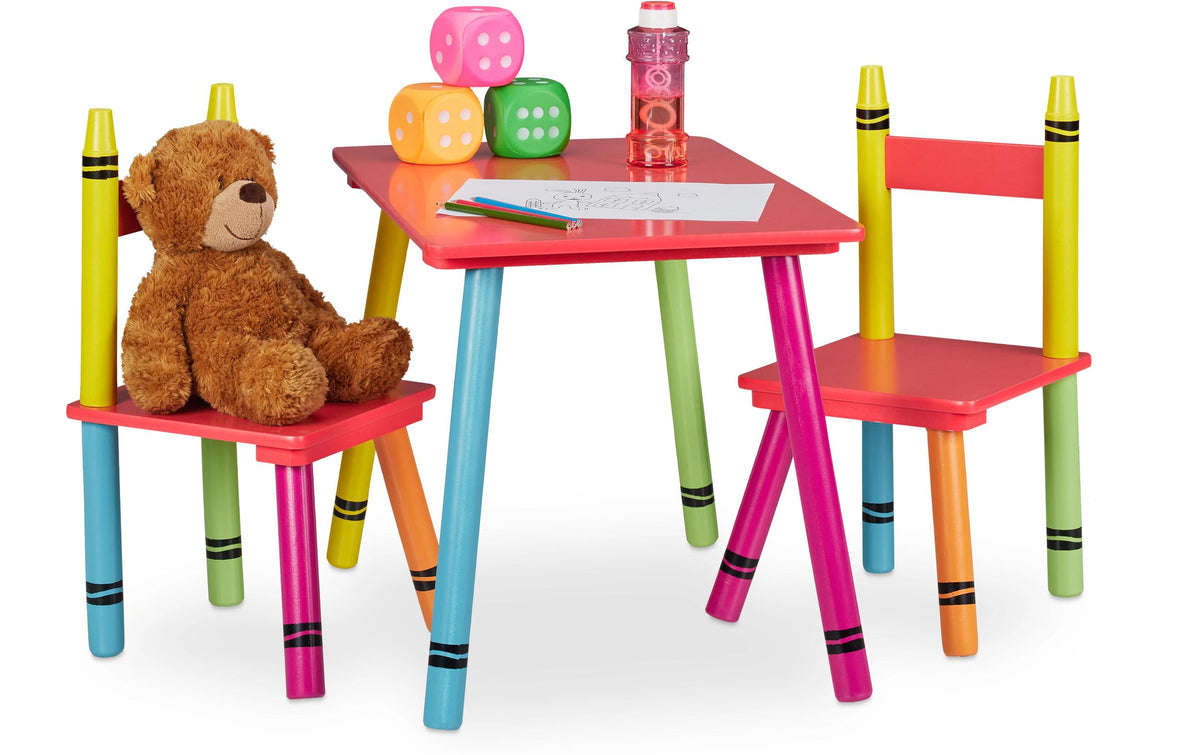 relaxdays Kindersitzgruppe 3-teilig
