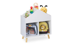 relaxdays | Kinderregal Haus | MDF, Kiefernholz, China