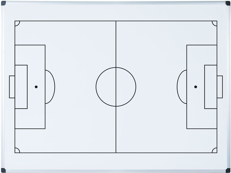 Bi-Office | Whiteboard Football 60x45cm | Maya, lackierte Stahloberfläche, Alurahmen