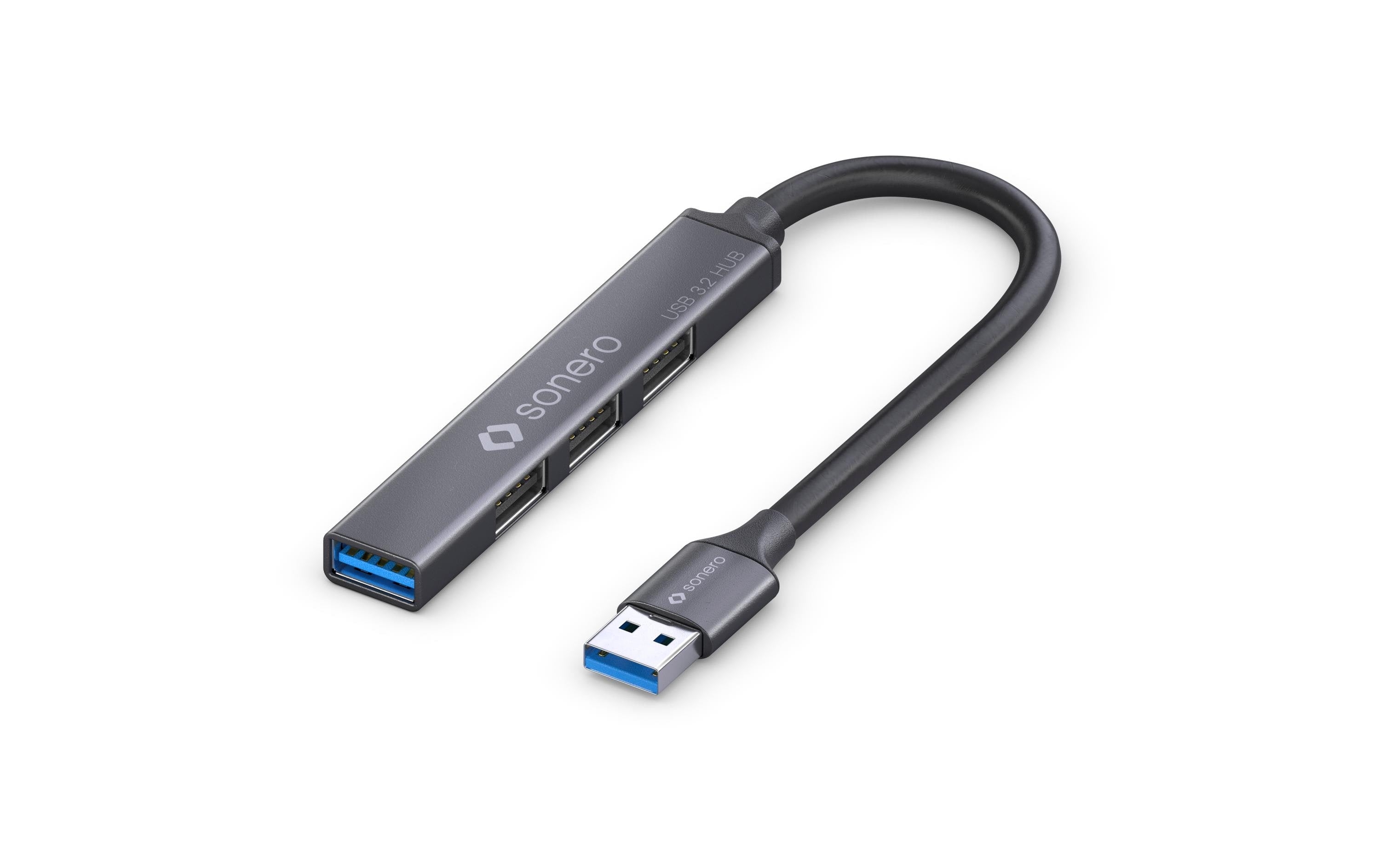 Sonero 4-Port Hub,1xUSB-A 3.2 Stecker,5Gbps