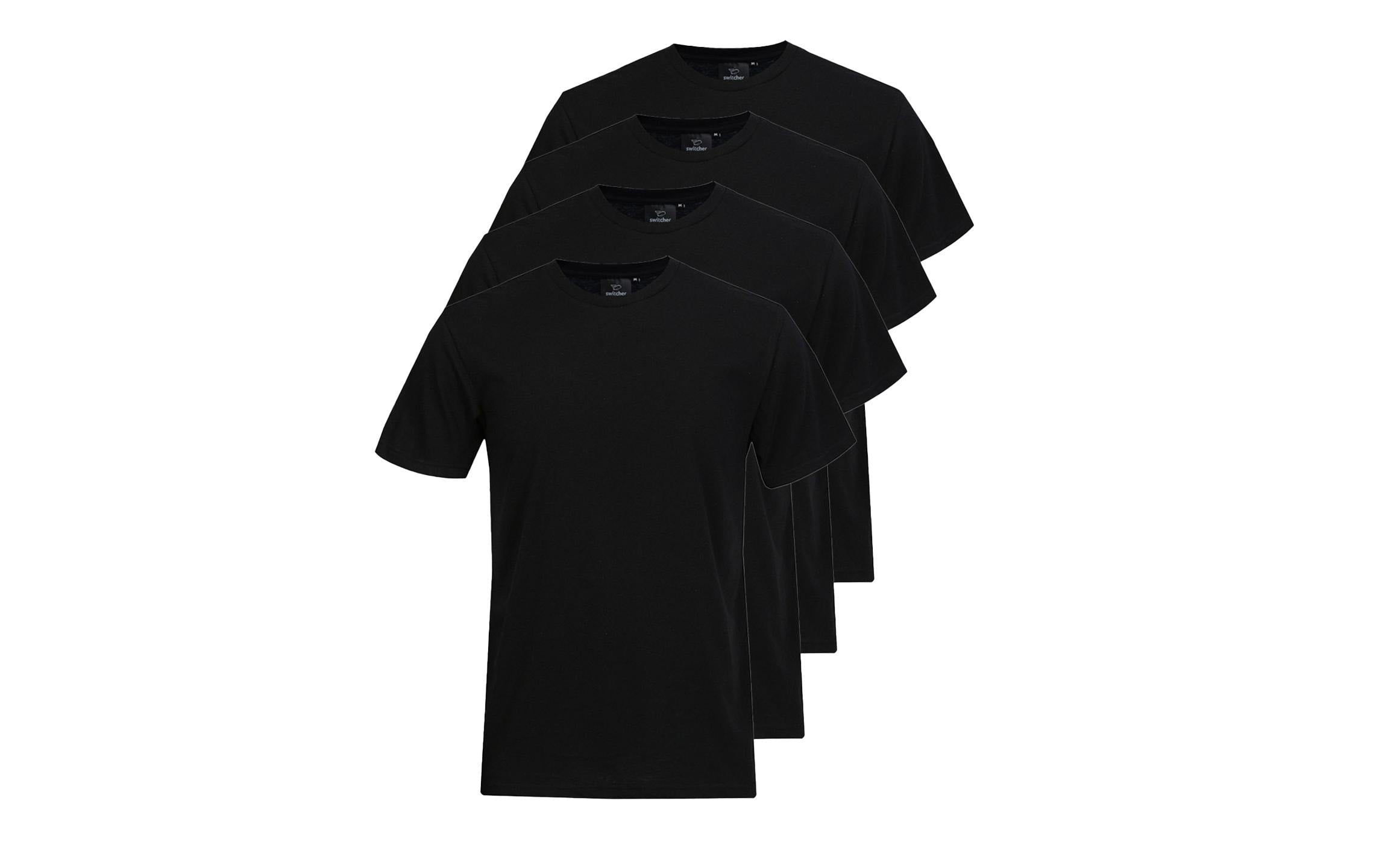 Switcher, 4er-Pack Unisex T-Shirt Max Schwa