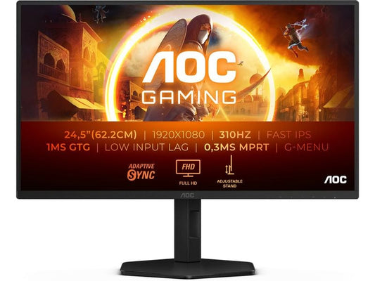 AOC | Monitor 25G4SXU | 300 Hz, HDMI, DP, HV, USB Hub