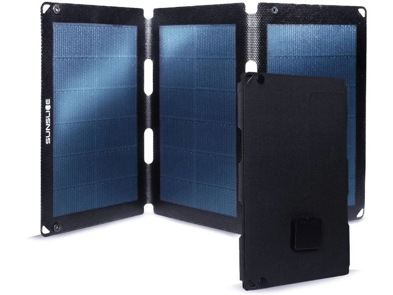 SunSlice | r Fusion Flex 18 - 18W Solar Panel | Ultraleichtes Solarpanel für unterwegs