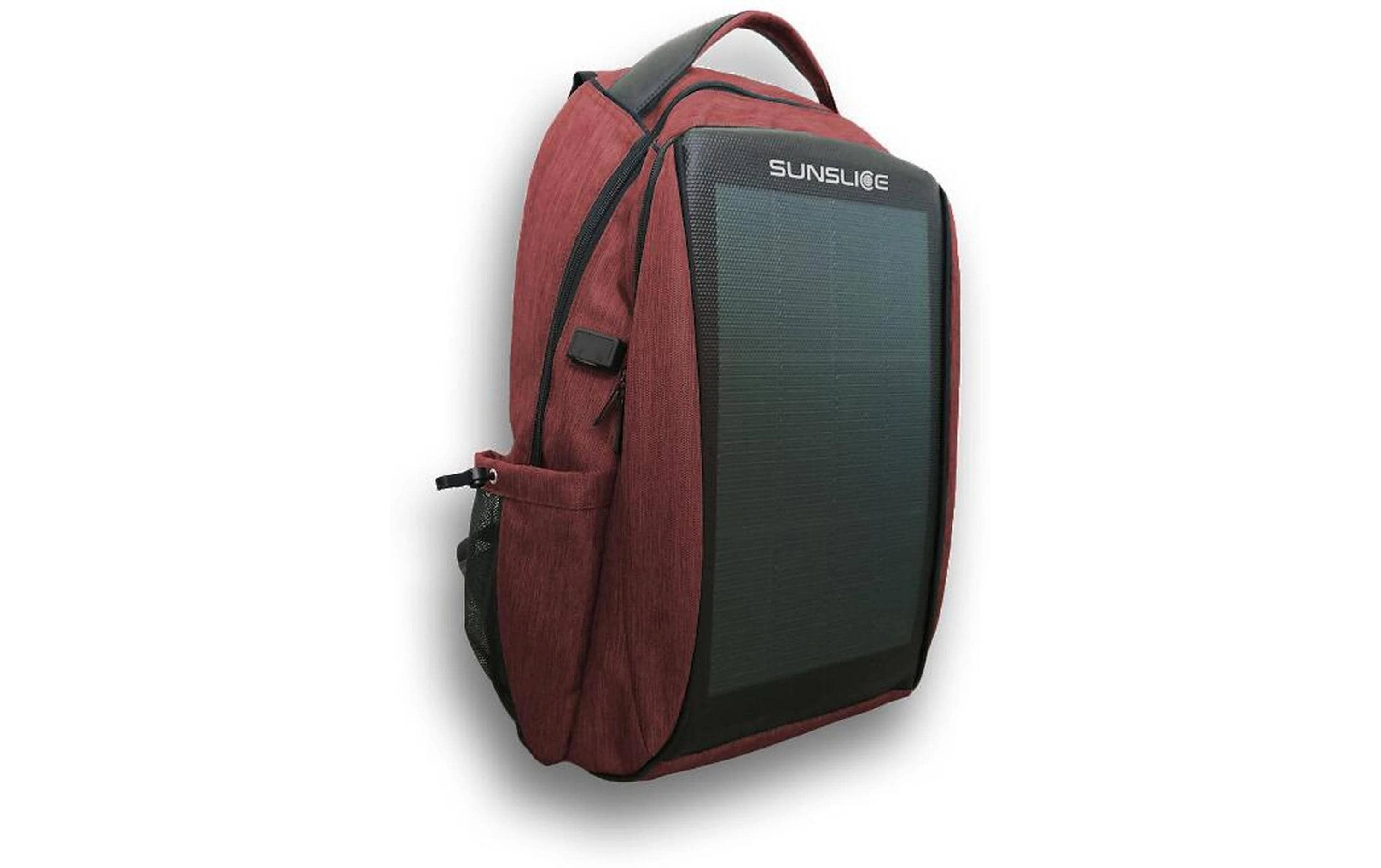 SunSlicer Zenith - 8W Solar Backpack Red