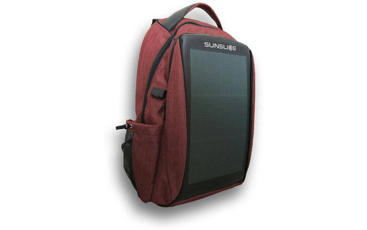 SunSlicer Zenith - 8W Solar Backpack Red