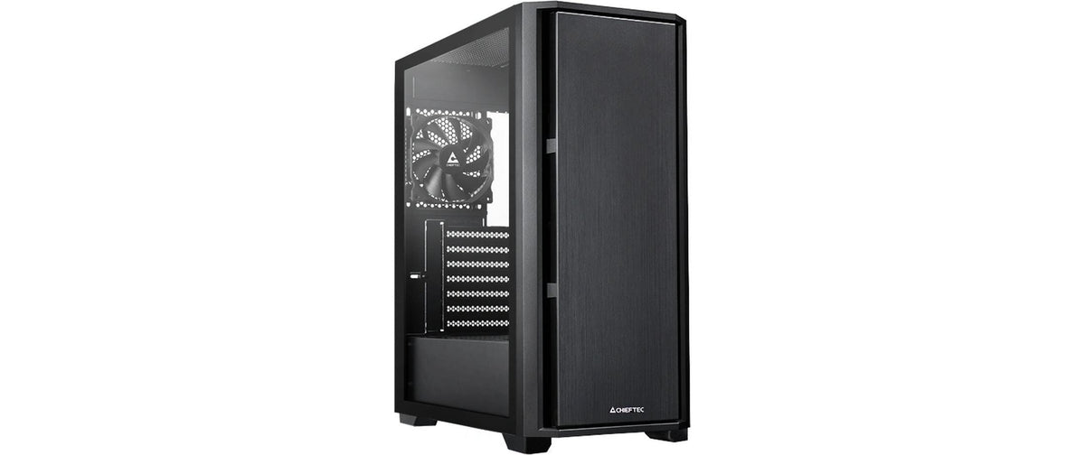 Chieftec mATX Gehäuse AS-02B-TG-OP, black