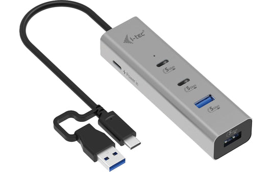 i-tec Charging Metal HUB 2x USBC+2x USBA