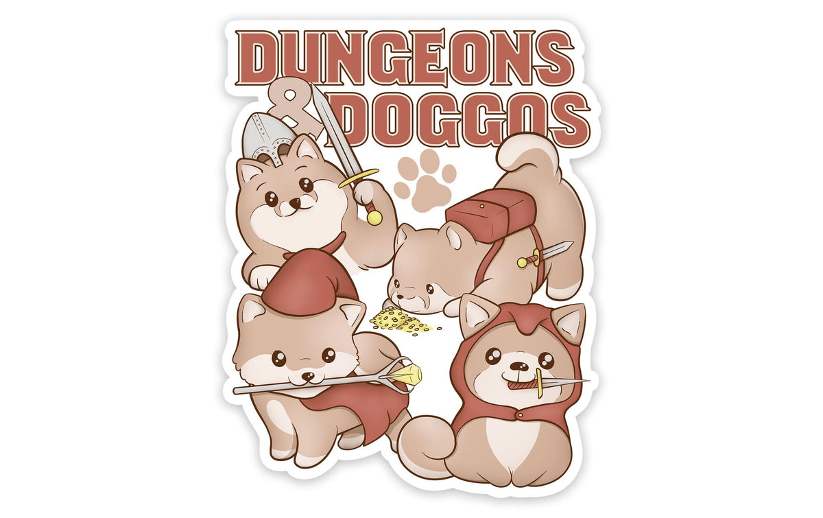 Dungeons & Doggos Sticker