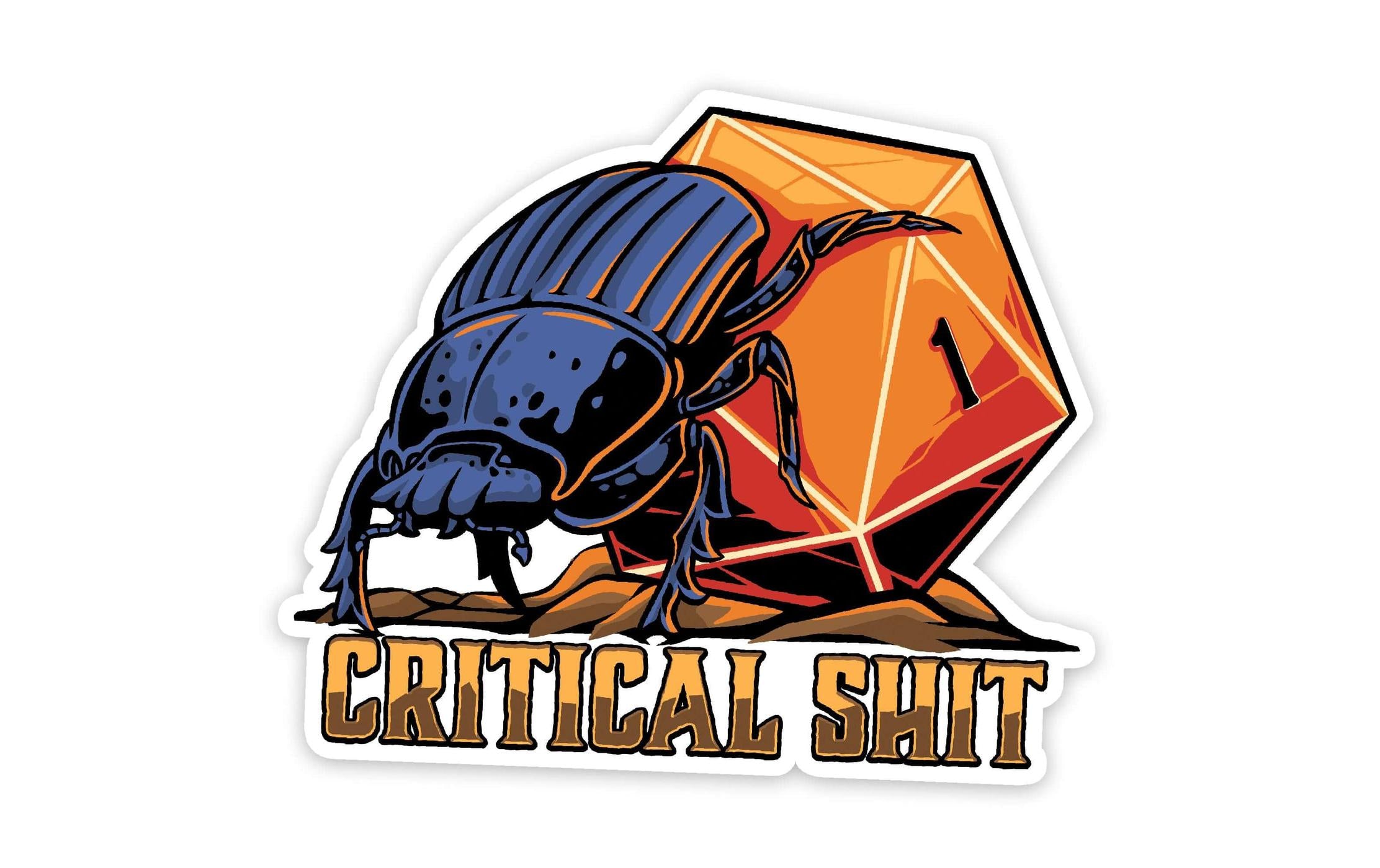 Critical Shit Sticker
