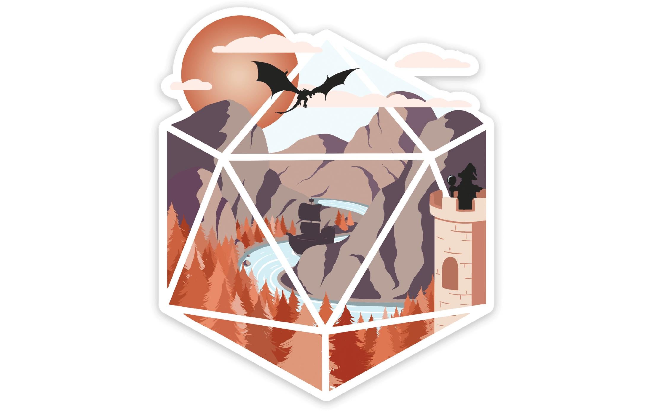The Arrival d20 Sticker