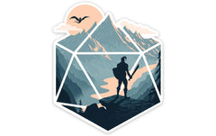 The d20 Champion Sticker