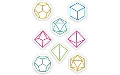 Minimal DnD Sticker