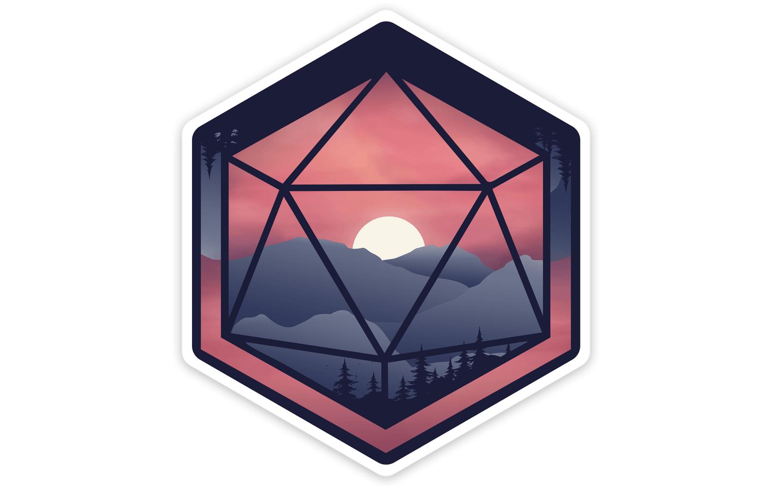 Sticker Mountain D20