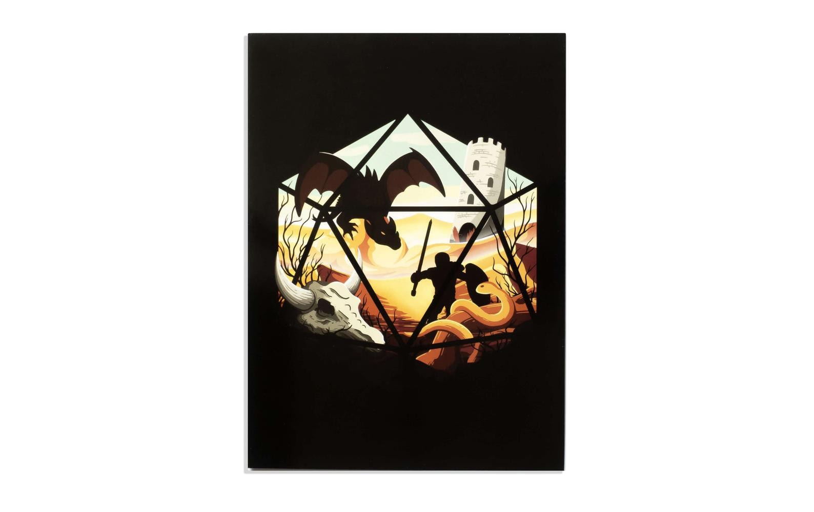 Grusskarte Dragon D20