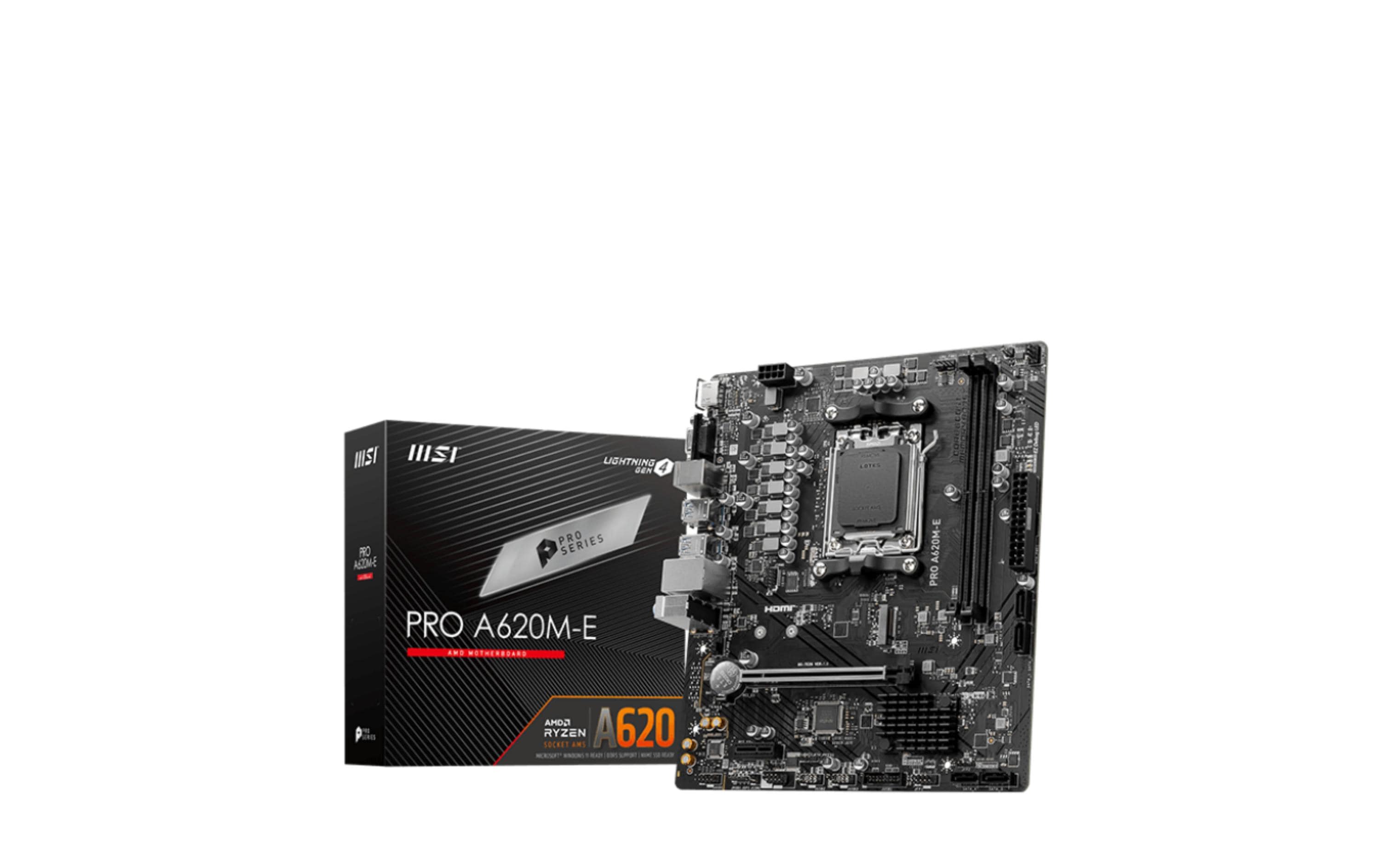 MSI PRO A620M-E, AM5, mATX