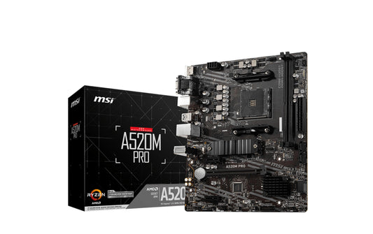 MSI A520M PRO, AM4, mATX
