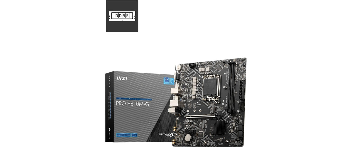 MSI PRO H610M-G, LGA1700, mATX