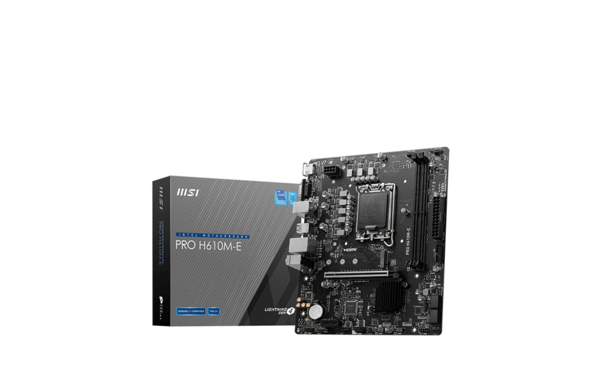 MSI PRO H610M-E, LGA1700, mATX
