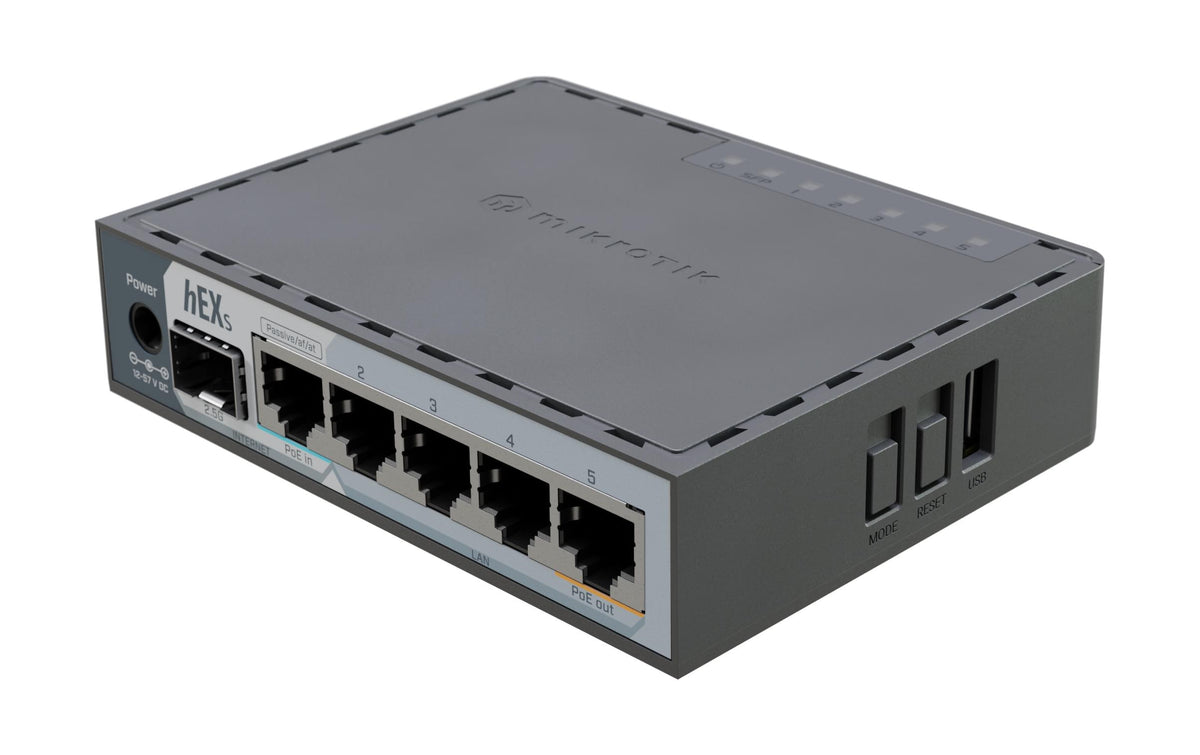 MikroTik E60IUGS  hEX S 2025: 5 Port Router