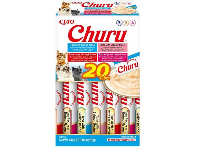 CIAO Churu | Megapack Meeresfrüchte | 20x14g