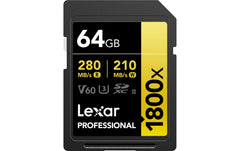 Lexar Professional SDXC 1800x UHS-II 64GB