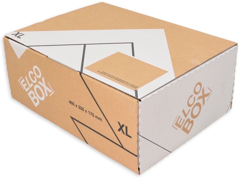 ELCO | Versandkarton XL | 460 x 335 x 175 mm, 1 Stück