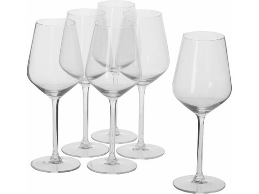 alpina | Weingläser Weisswein, 6 Stück | 37 cl, Glas