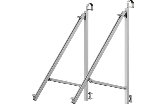 EcoFlow | Halterung halbgeschlossener Balkon | Silber